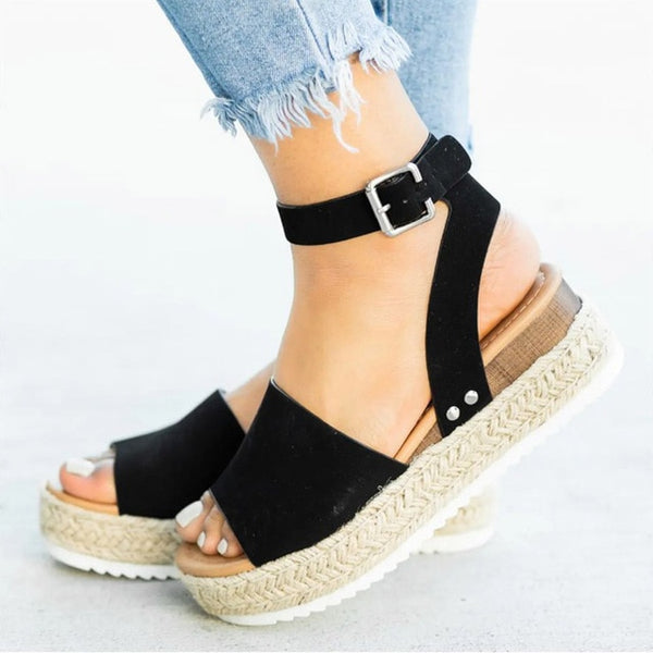 Women Sandals Plus Size Wedges Shoes For Women High Heels Sandals Summer Shoes 2019 Flip Flop Chaussures Femme Platform Sandals